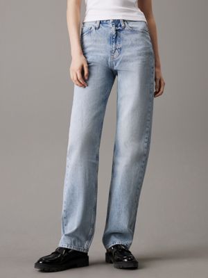 Women s Straight leg Jeans 90 s Straight More Calvin Klein