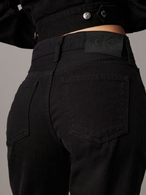 denim black low rise straight jeans for women calvin klein jeans