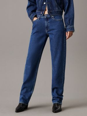 denim low rise straight jeans for women calvin klein jeans