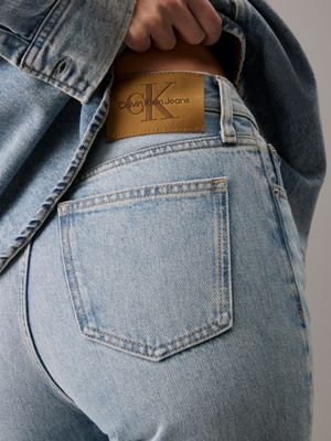 denim light authentic bootcut jeans for women calvin klein jeans