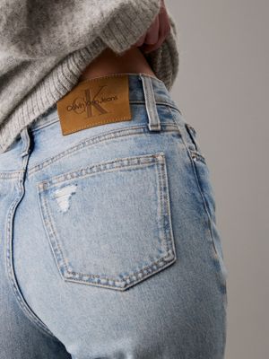 denim light mom jeans for women calvin klein jeans