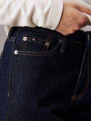 denim dark mom jeans for women calvin klein jeans