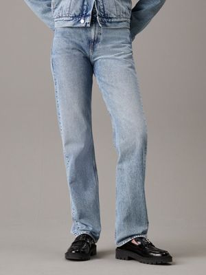 Calvin klein jeans high rise straight leg jean online