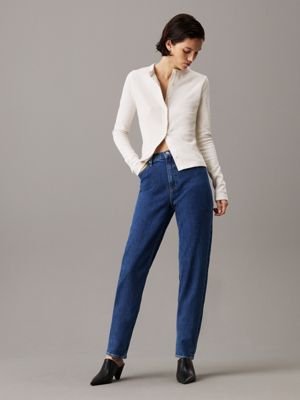 denim medium mom jeans for women calvin klein jeans