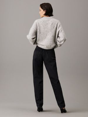 denim black mom jeans for women calvin klein jeans