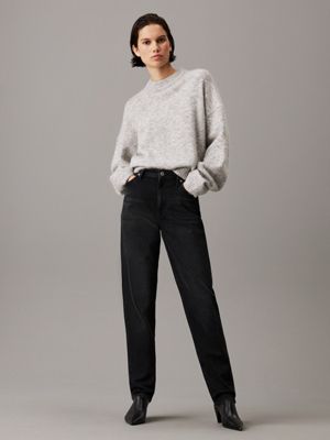 denim black mom jeans for women calvin klein jeans