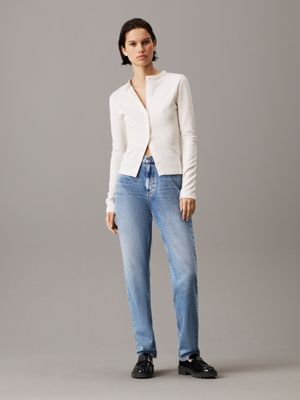 denim light mom jeans for women calvin klein jeans