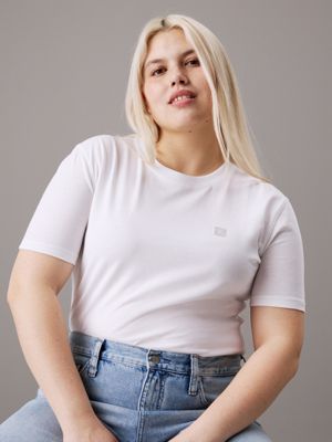 T shirt con monogramma Plus Size da seo ProductKeyword Calvin Klein J20J224066YBI