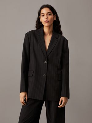 Soft Crepe Pinstripe Blazer Calvin Klein J20J2241200GP