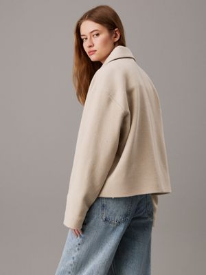 Short Wool Blend Jacket