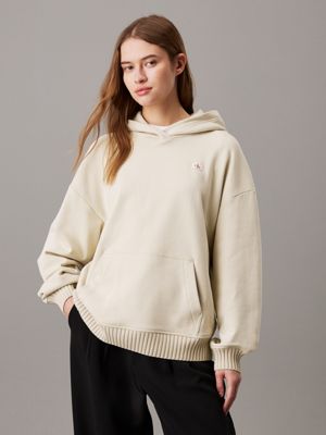 Women s Hoodies Oversized Cropped More Calvin Klein