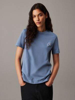 Embroidered Logo T shirt Calvin Klein J20J224439CDO