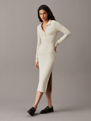 Polo dress white best sale