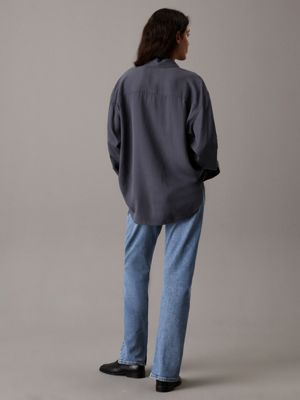 jean slim straight authentique denim pour femmes calvin klein jeans