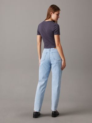 denim light mom jeans for women calvin klein jeans