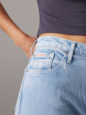 denim light mom jeans for women calvin klein jeans