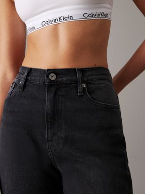 denim black mom jeans for women calvin klein jeans