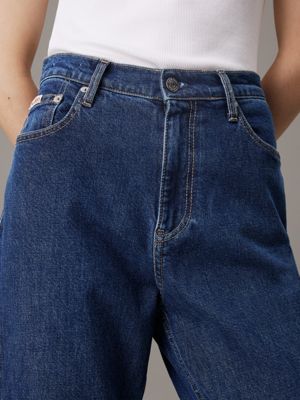 denim dark mom jeans for women calvin klein jeans