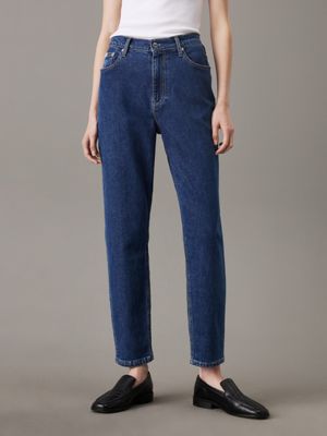 dark blue mom jeans for women calvin klein jeans