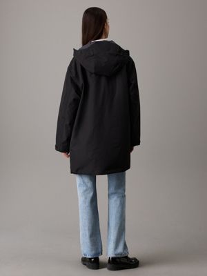 Calvin klein canvas down parka coat hotsell