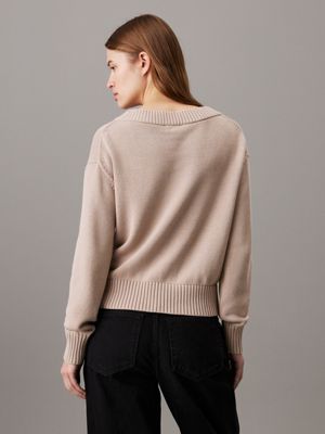 Katoenen pullover dames sale