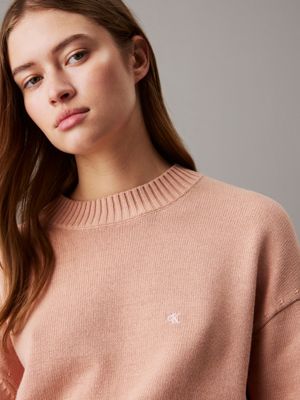 tuscany cotton monogram jumper for women calvin klein jeans