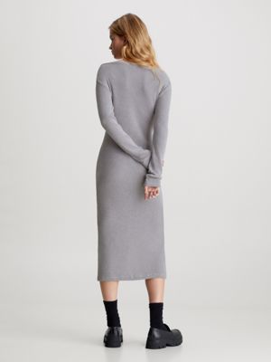 Long Sleeve Knit Maxi Dress Calvin Klein® | J20J224901Q0Z
