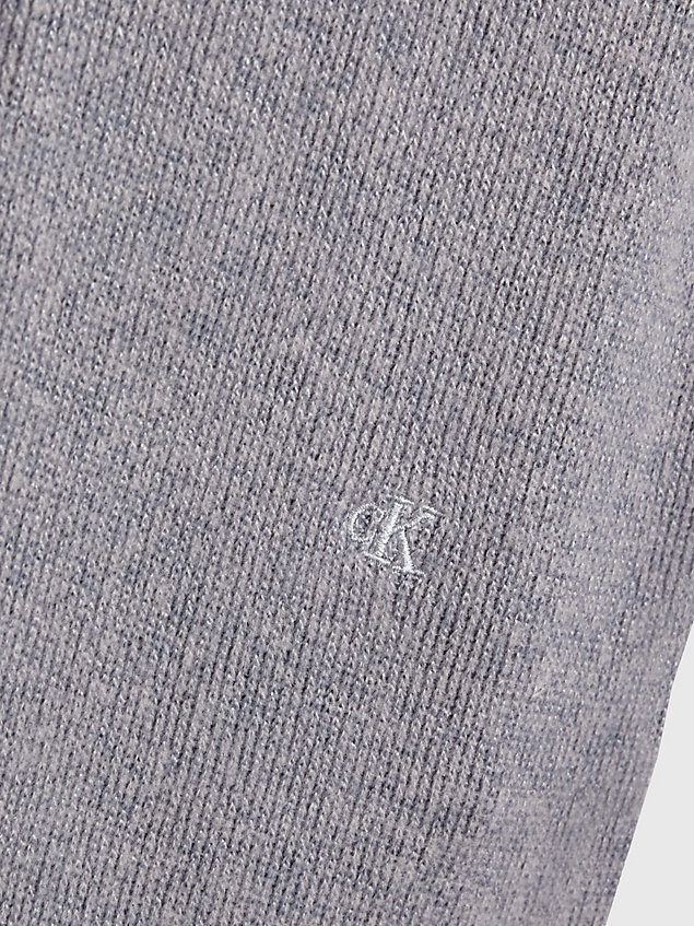 grey long sleeve knit maxi dress for women calvin klein jeans
