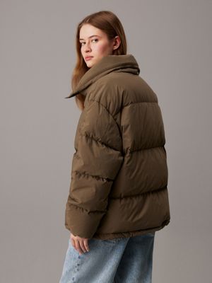 tarmac relaxed down puffer jacket for women calvin klein jeans