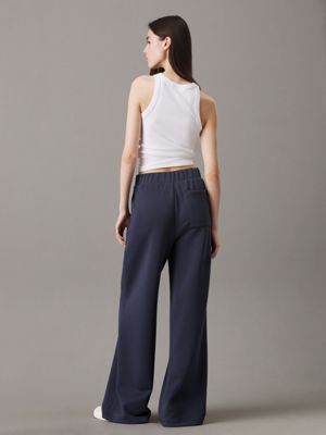 india ink relaxed modal jersey trousers for women calvin klein jeans