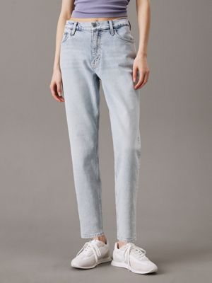 denim light mom jeans for women calvin klein jeans