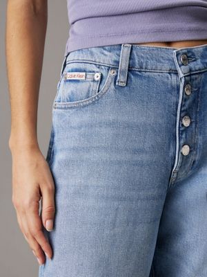 denim light mom jeans for women calvin klein jeans