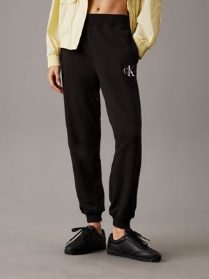 black monogram joggers for women calvin klein jeans