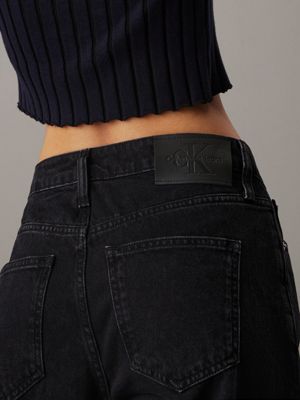 denim black 90's loose jeans for women calvin klein jeans