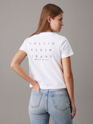 Relaxed Back Print T shirt Calvin Klein J20J225391YAF