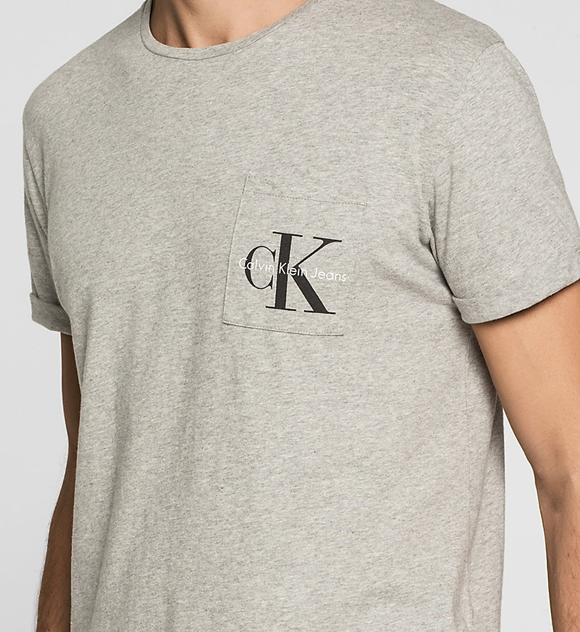 CKJEANS Regular T-shirt - GREY HEATHER - CK JEANS T-SHIRTS - detail image 2