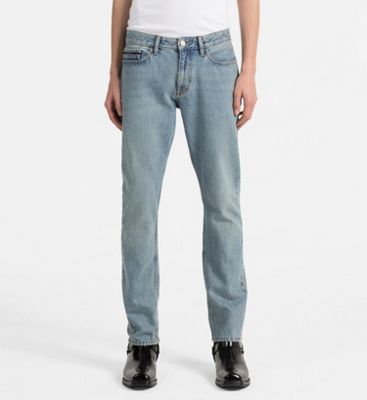 calvin klein slim straight jeans mens