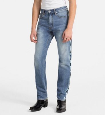 ckj 035 straight taped jeans