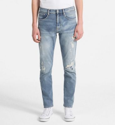 calvin klein tapered jeans