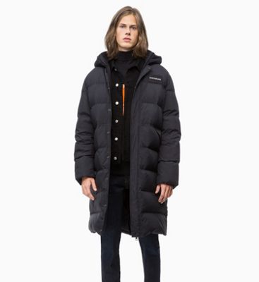 Quilted Down Long Parka Jacket Calvin Klein® J30J309657099