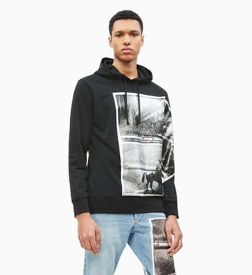 ck black hoodie