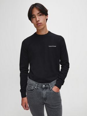 calvin klein black jumper