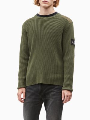 calvin klein grey jumper mens