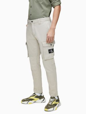 white skinny cargo pants
