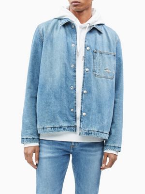 calvin klein denim shirt