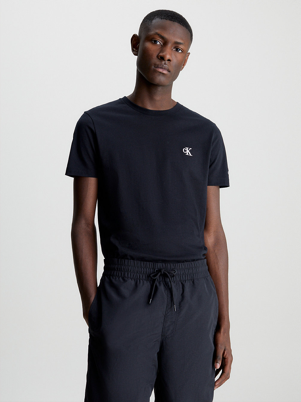 CK BLACK > Slim T-Shirt Aus Bio-Baumwolle > undefined Herren - Calvin Klein