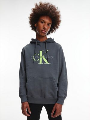Monogram hoodie van biologisch katoen Calvin Klein® | J30J314557PCK