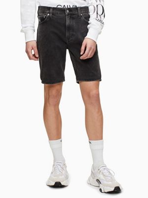 black jeans shorts mens