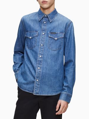 denim shirt calvin klein