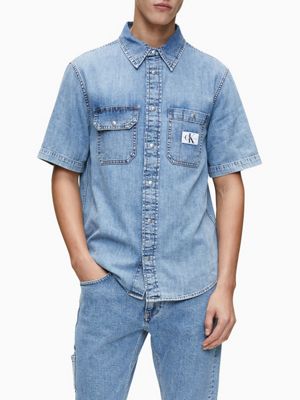 calvin klein denim shirt